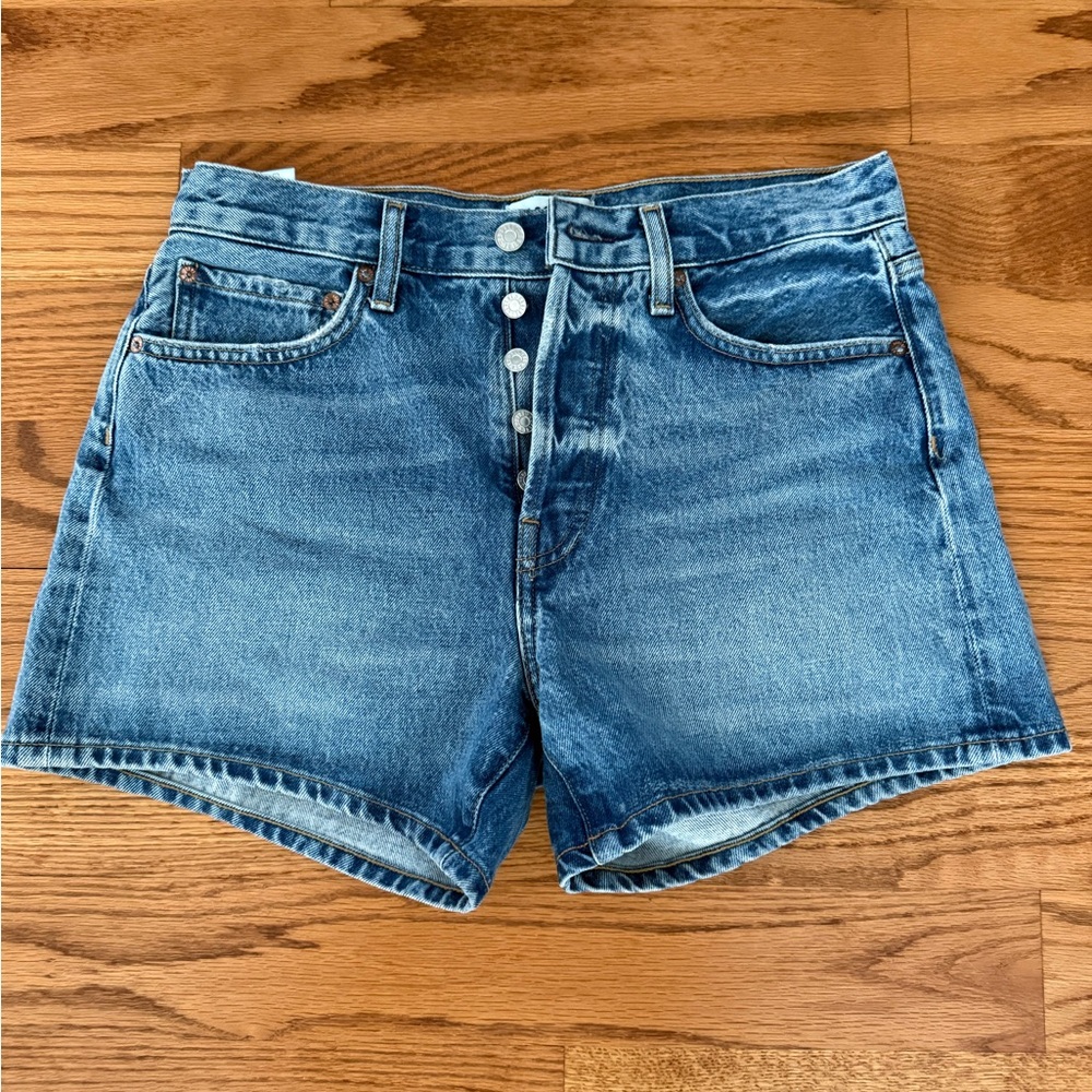 Agolde Classic Blue Jean Shorts